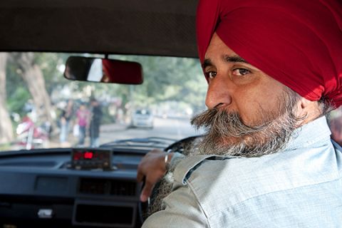 Sikh older driver
