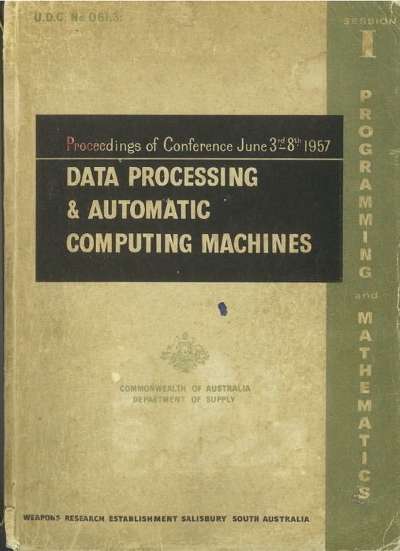 Data Processing and Automatic Computing Machines, 1957